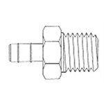 Connecteur Mâle de Raccord à Clip sur le Tuyau T1 / 2 X MPT1 / 4