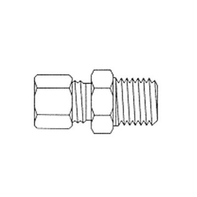 Connecteur Mâle T1 / 2 X 1 / 4 Connecteur Mâle T1 / 2 X 1 / 4