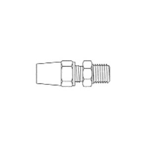Connecteur Mâle de Raccord de Frein à Air pour la Tuyauterie en Cuivre 1 / 2