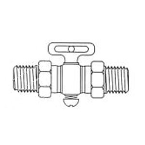 Brass Air Cock Male Coupling (male pipe both ends)