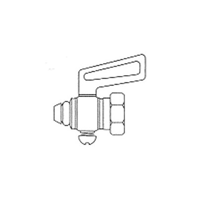 Brass Air Cock Male Drain Type (pipe one end) 1 / 8 Brass Air Cock Male Drain Type (pipe one end) 1 / 8