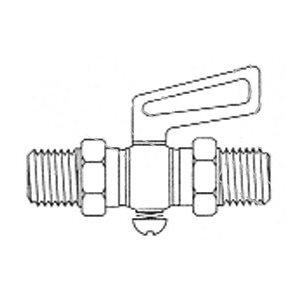 Brass Air Cock Male Pipe Adaptor (female x Male Pipe) 