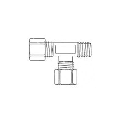 Vibra-Pruf Male Run Tee T5 / 8 X MPT1 / 2 X T5 / 8 Vibra-Pruf Male Run Tee T5 / 8 X MPT1 / 2 X T5 / 8
