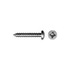 #8 Vis à Métal Tête Ronde, Plaqué Zinc (Vrac)