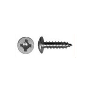 #10 Vis à Métal Tête Truss, Plaqué Zinc (Vrac)