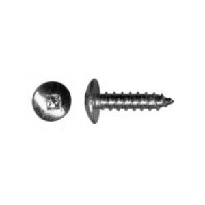 #10 Vis à Métal Tête Truss à Prise Carré, Plaqué Zinc (Vrac)