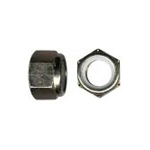 1-1 / 8-12 Écrous Auto-Blocants avec Insertion de Nylon UNF Plaqué (Vrac)