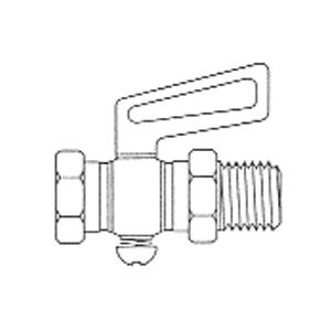 Brass Air Cock Pipe Adaptor (female x male pipe) 