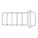 Oxygen / Acetylene Hose Barb ID 1 / 4