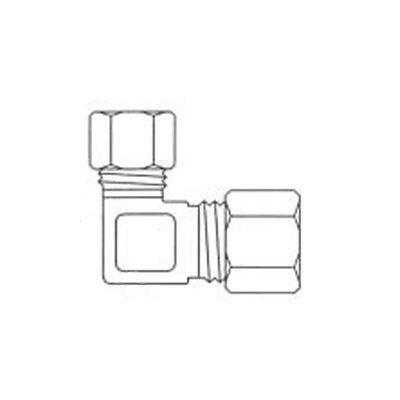 Reducing Compression Elbow (plated) 5 / 8