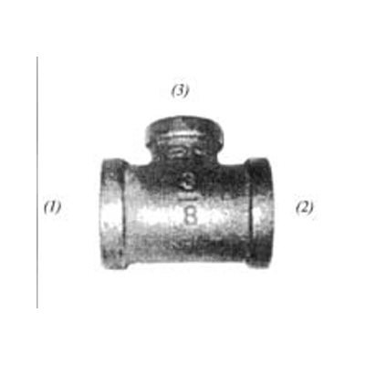 Té Reducteur (réduisant ou augmentant sur le branchement) 2 X 2 X 1 Té Reducteur (réduisant ou augmentant sur le branchement) 2 X 2 X 1
