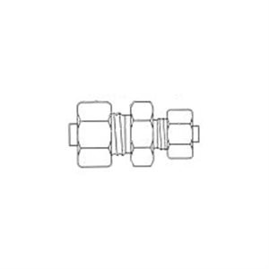 Brass Compression Reducing Union T1 / 2 X T3 / 8