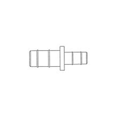 Poly-Barb Brass Fitting Reducing Union T1 / 4-T5 / 32