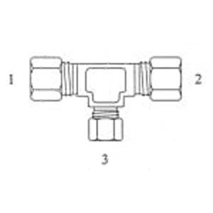 90° Reducing Union Elbow T1 / 2 X T3 / 8