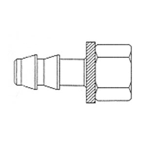 Lok on Hose Barb Rigid Female Inverted Flare ID 1 / 2 X FPT1 / 2
