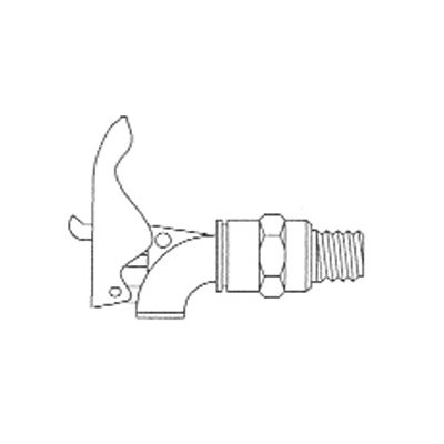 Self-Closing Drum Faucet Pipe 3 / 4 Self-Closing Drum Faucet Pipe 3 / 4