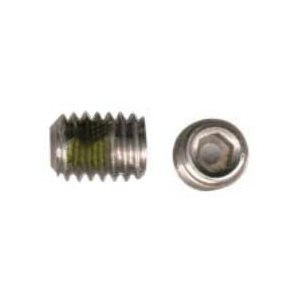 1 / 4-20 Socket Set Screws Cup Point Nylon Patch Stainless Steel 304