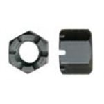 1 / 4-20 Écrous Lourd Hexagonaux à Créneaux Noir UNC