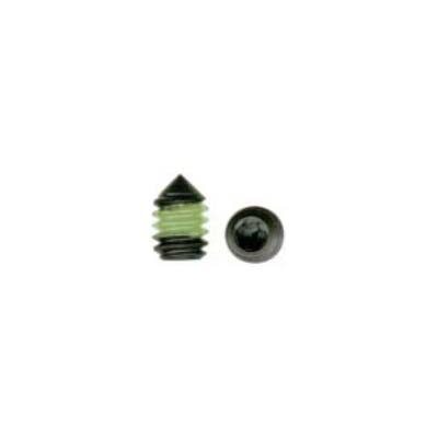 1 / 4-20 X 5 / 16 Cone Point Socket Set Screw with Nylon Patch