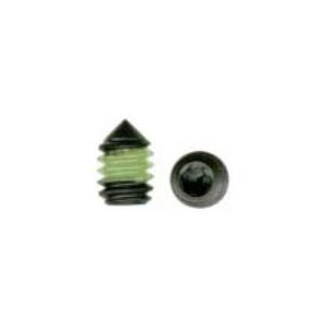 1 / 4-20 Cone Point Socket Set Screw with Nylon Patch