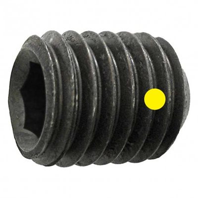 1 / 4-20 X 1 / 4 Nylon Pellet Cup Point Socket Set Screws