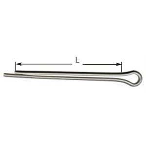 1 / 4 X 2-1 / 2 Goupilles Fendues en Acier (Vrac)