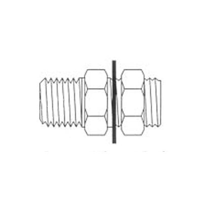 Steel Terminal Bolt Air Brake Hose End (Male Female Pipe) 1 / 2 X Female Pipe 1 / 4