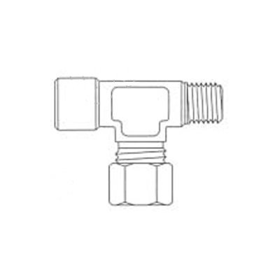 Street Tee FPT1 / 8 X MPT1 / 8 X T5 / 16 Street Tee FPT1 / 8 X MPT1 / 8 X T5 / 16