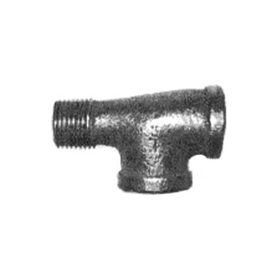 Street Tee Black Malleable Pipe Fitting 1 / 4