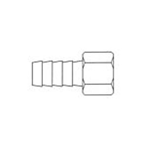 Hose Barb x 9 / 16-18 L.H (Oxygene Type "b")