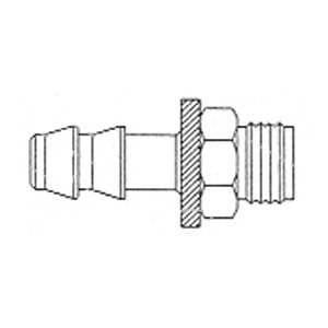 Lok on Hose Barb Swivel Male Inverted Flare ID 1 / 2 X MPT1 / 2