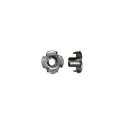 10-24 T Nut with 4 Prongs, Plain