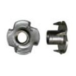 10-24 T Nut with 4 Prongs, Plain
