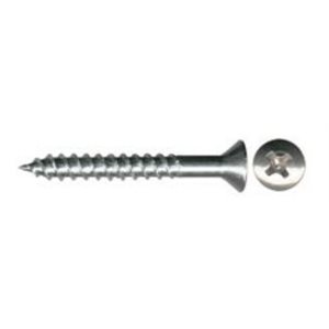 #8 Vis Taraudeuse à Tête Plate à Prise Cruciforme Acier Inoxydable 304