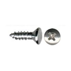 #6 Vis Taraudeuse à Tête Oval à Prise Cruciforme Acier Inoxydable 304