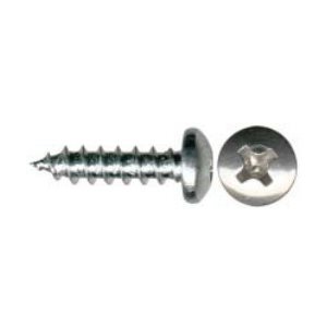#10 Vis Taraudeuse à Tête Pan à Prise Cruciforme Acier Inoxydable 304