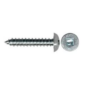 #10 Vis Taraudeuse à Tête Truss à Prise Carrée Acier Inoxydable