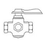 Three-Way Valves T1 / 4 x Stem L3 / 4