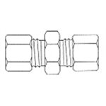 Raccord de Compression T1 / 4 X T1 / 4