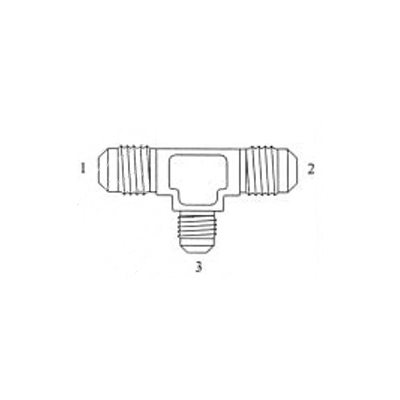 Union en Té (Réduction ou Agumentation sur Branche)T1-5 / 8 X T2-5 / 8 X T3-3 / 9 Union en Té (Réduction ou Agumentation sur Branche)T1-5 / 8 X T2-5 / 8 X T3-3 / 9