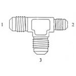 Union en Té (Reducing or Increasing on Run) T1-1 / 2 X T2-1 / 4 X T3-1 / 3