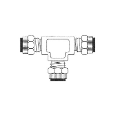 Flo Pour Tuyau Union en Té T1 / 8 Flo Pour Tuyau Union en Té T1 / 8