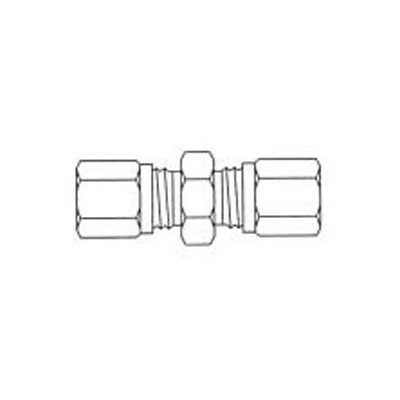 Raccords Union de Frein à Air en Nylon T1 / 4 X T1 / 4 Raccords Union de Frein à Air en Nylon T1 / 4 X T1 / 4