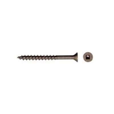 10 X 3 / 4 Flat Head Square Socket Wood Screws Silicon Bronze