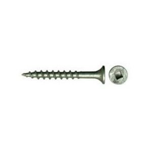 #10 Pressure Treated Flat Wood Screws With Green Ceramic Coating