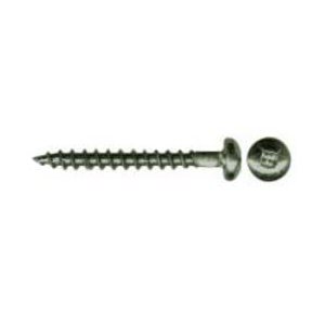 6 X 1 Pressure Treated Pan Wood Screws With Green Ceramic Coating Coarse Thread